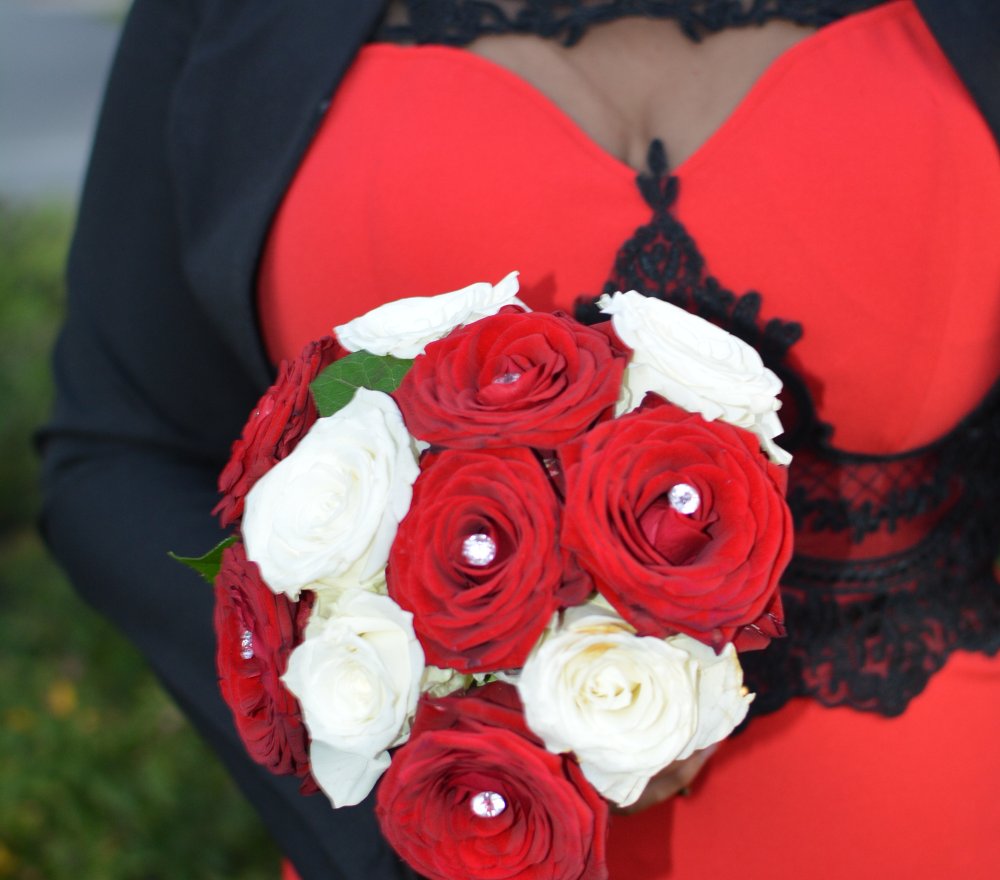 bouquet mariage roue et blanc 2